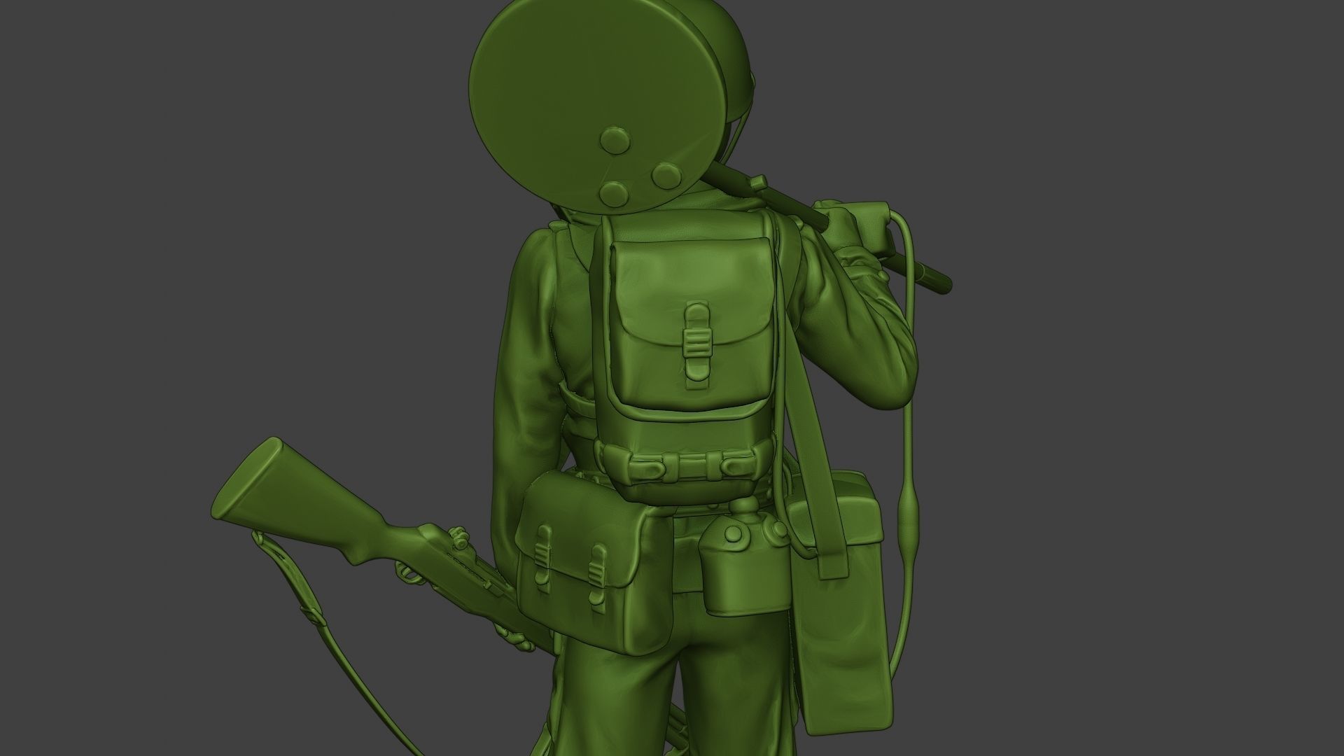 American engineer soldier ww2 Stand2 A9 3D print model_20