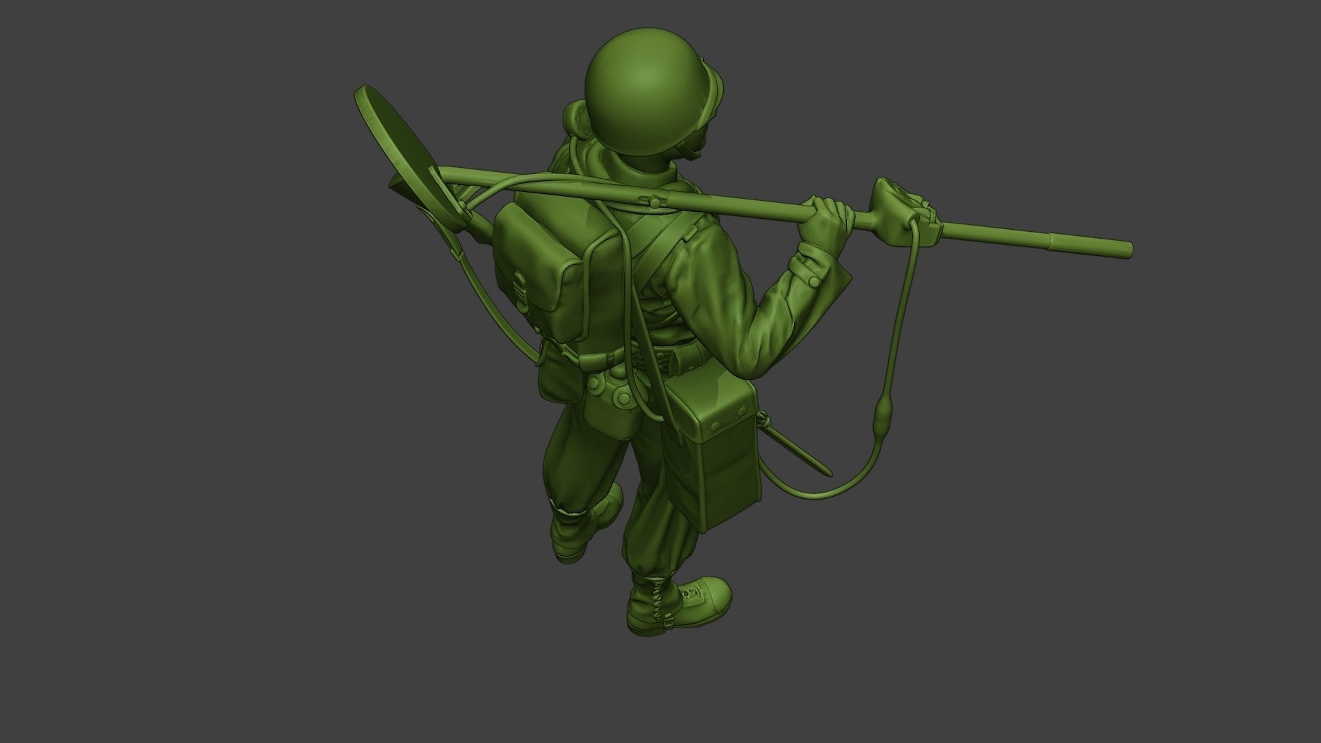American engineer soldier ww2 Stand2 A9 3D print model_21