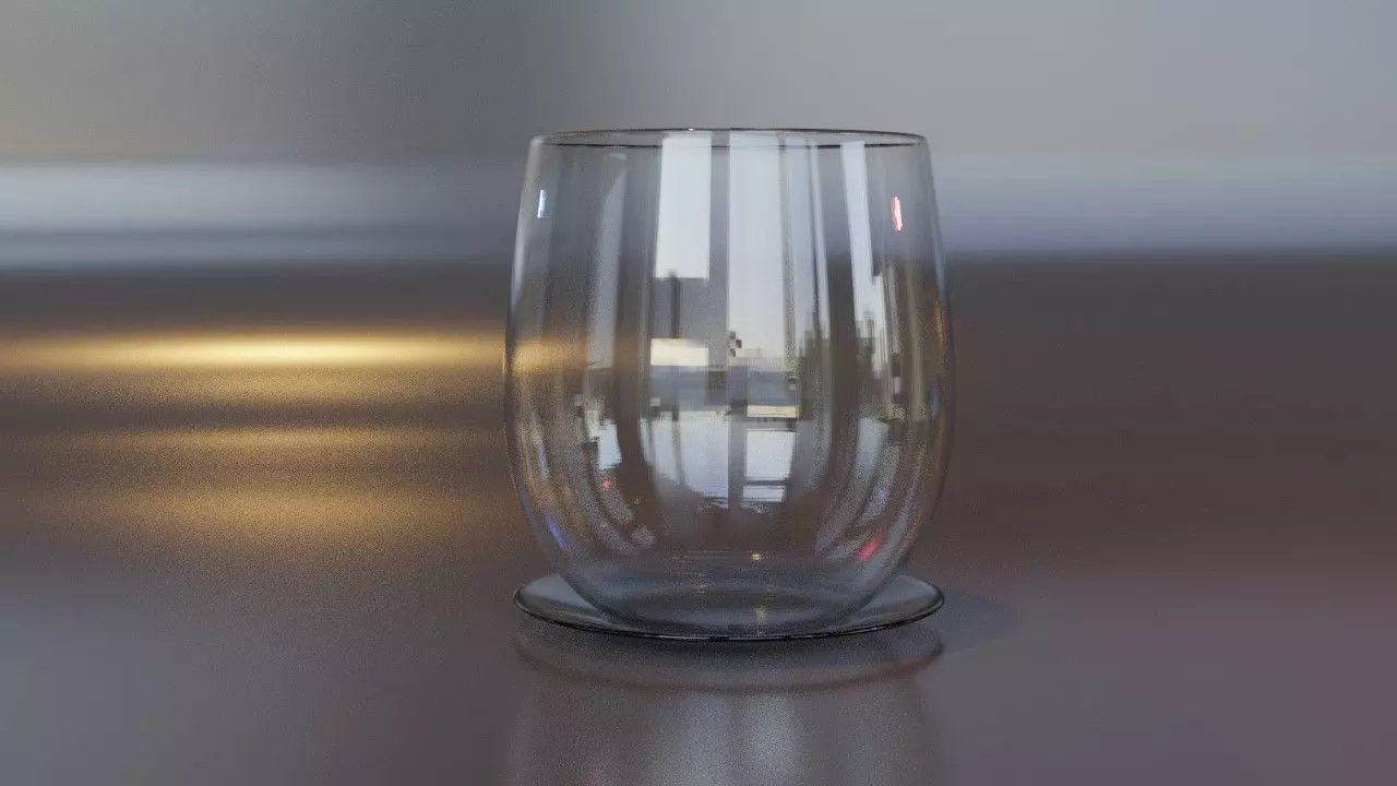 glass cup 3D model_0