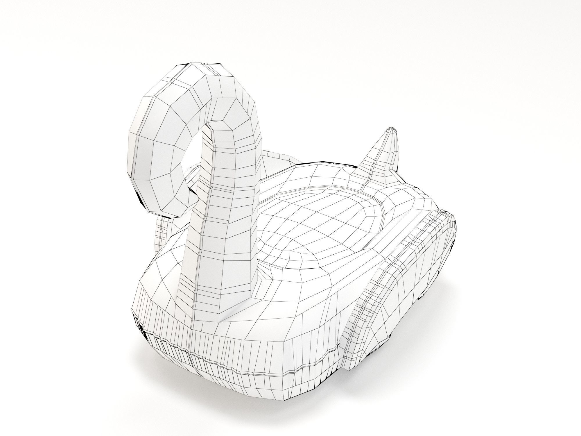 Flamingo  Float Baloon Free 3D model_1