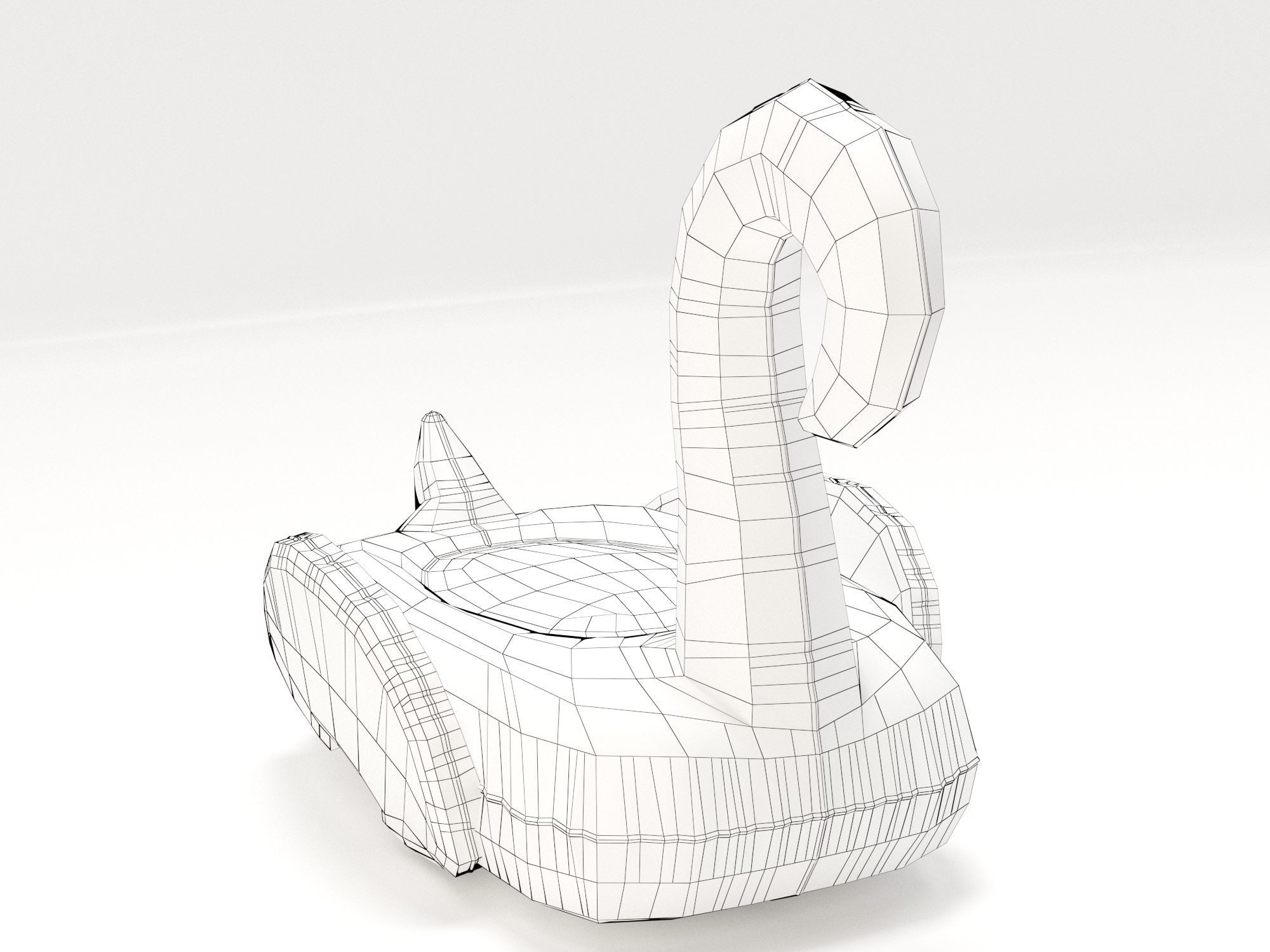 Flamingo  Float Baloon Free 3D model_7