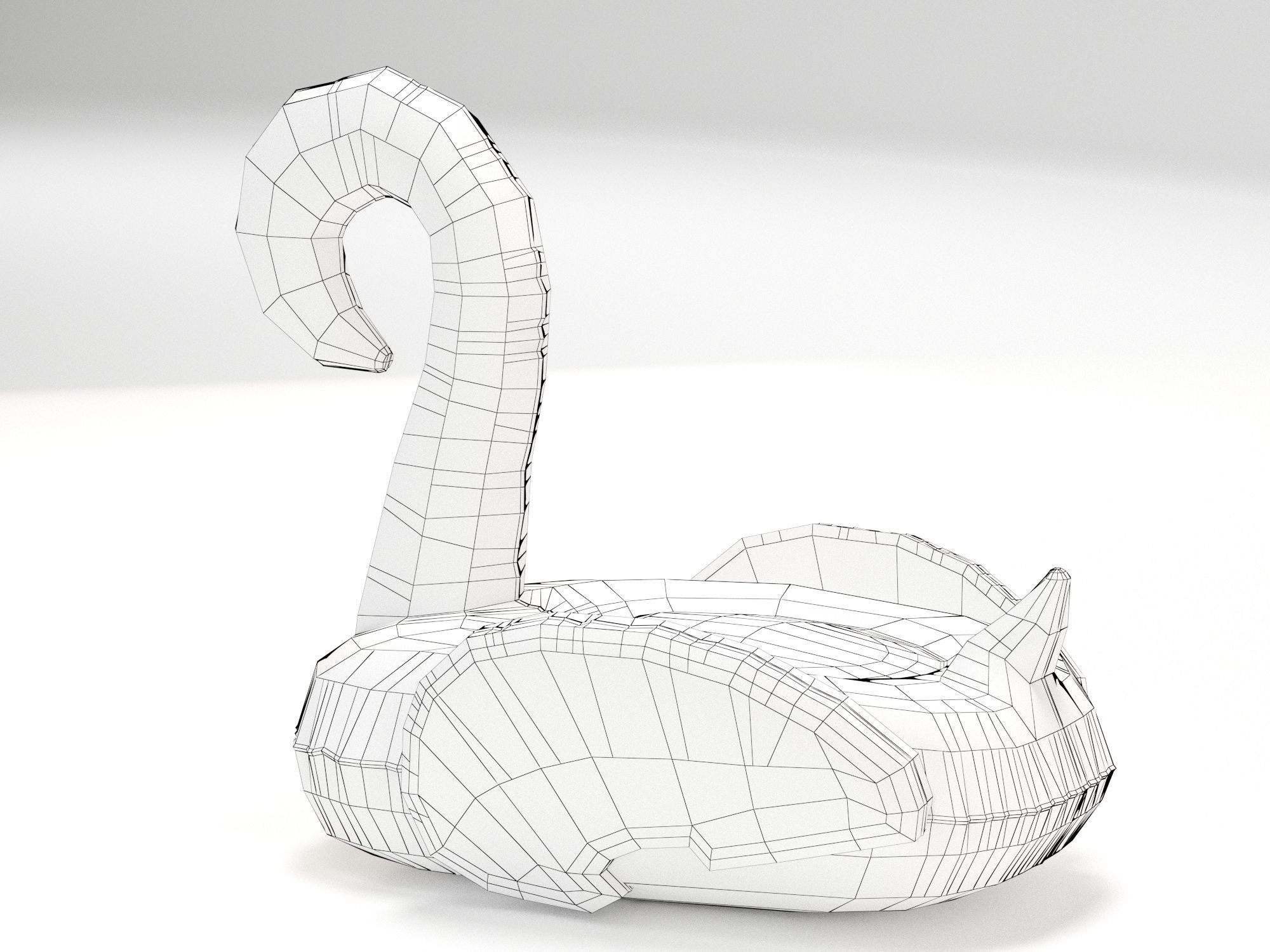 Flamingo  Float Baloon Free 3D model_5