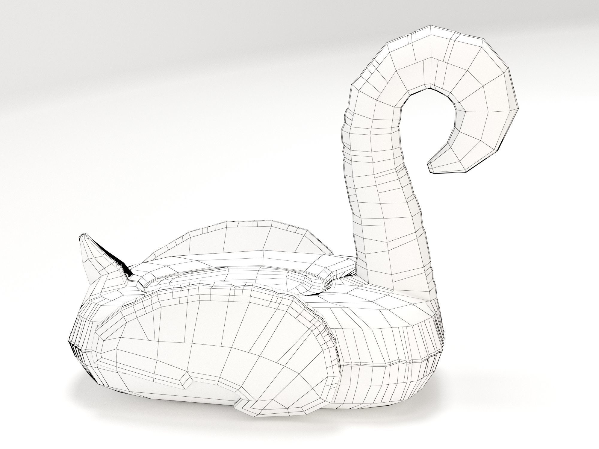 Flamingo  Float Baloon Free 3D model_13