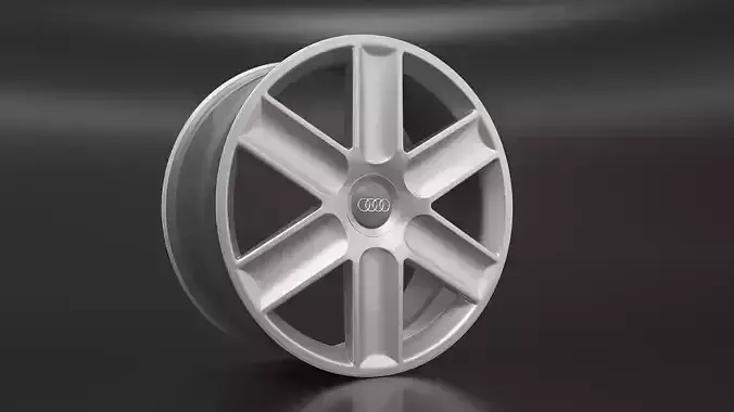 Wheel 3d Model audi 3D model