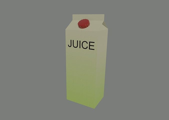 Juicebox Low-poly 3D model