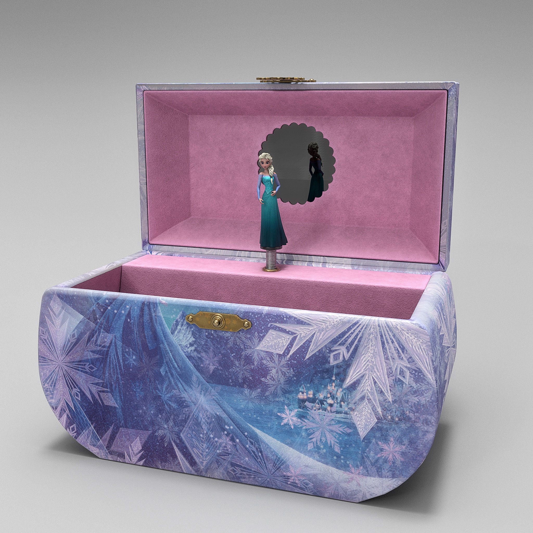 3D model Frozen Elsa Musicbox VR / AR / low-poly | CGTrader