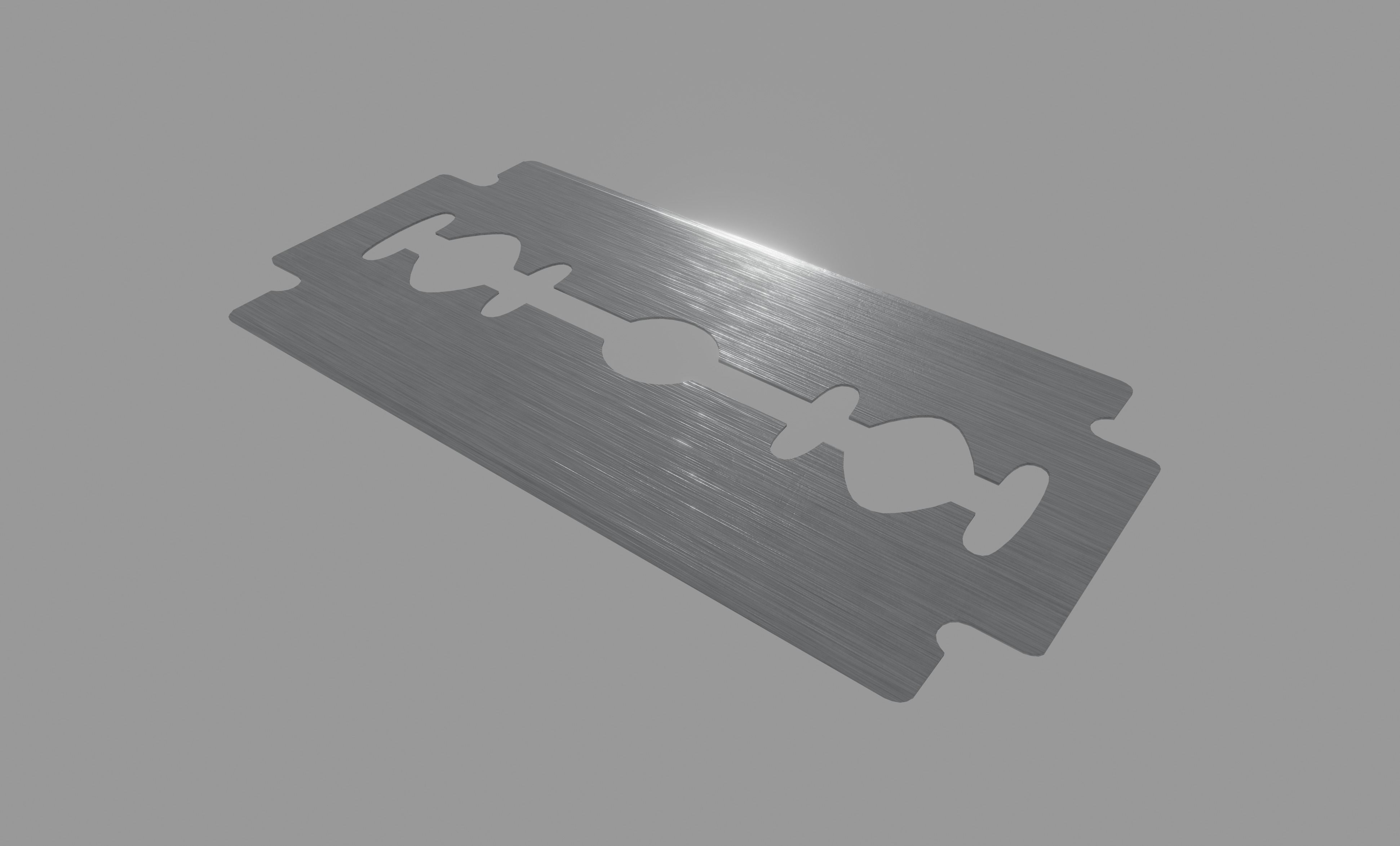 3D model Razor Blade VR / AR / lowpoly CGTrader