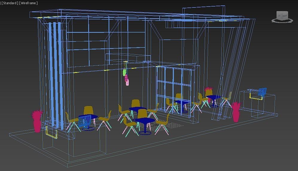 High Quality Exhibition Stand 3D model_5