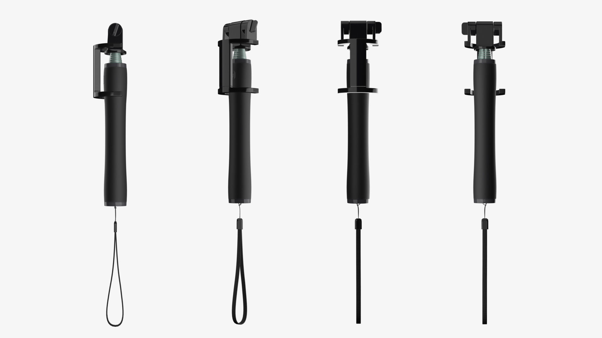 Selfie Stick 3D model_4