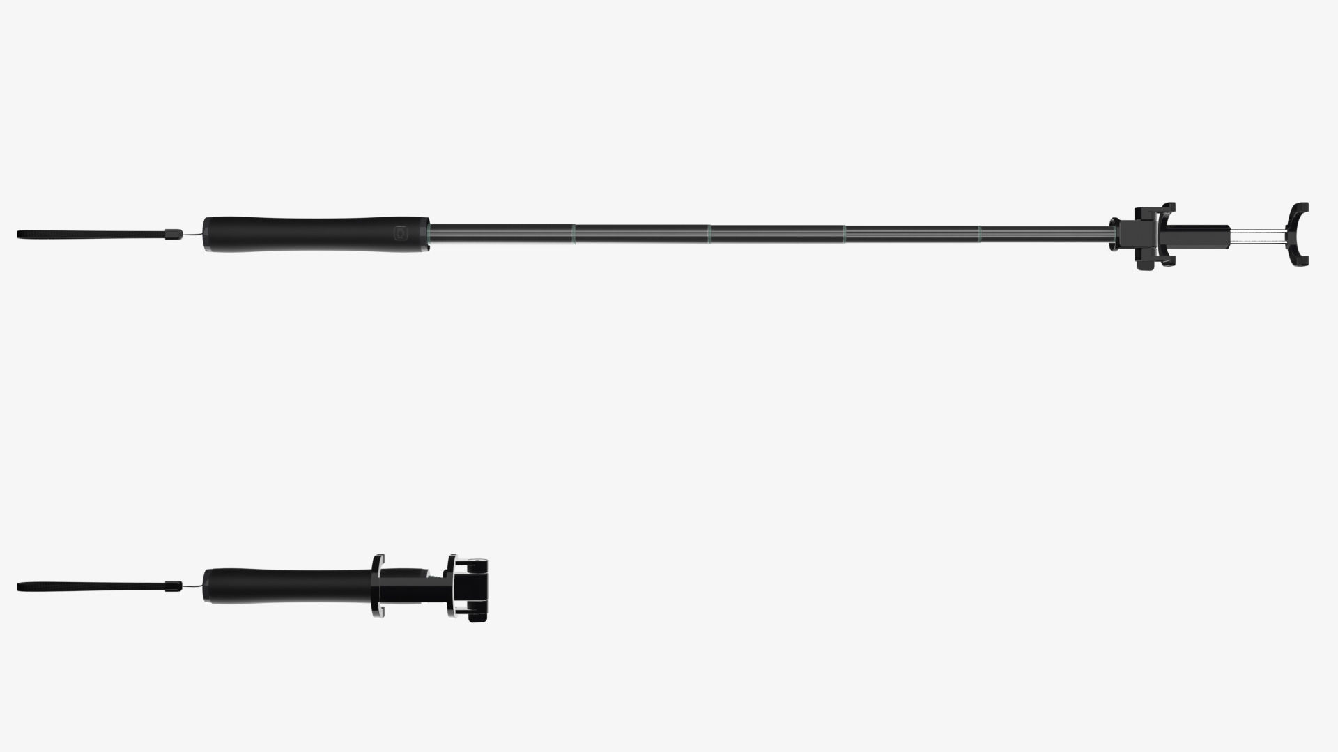 Selfie Stick 3D model_1