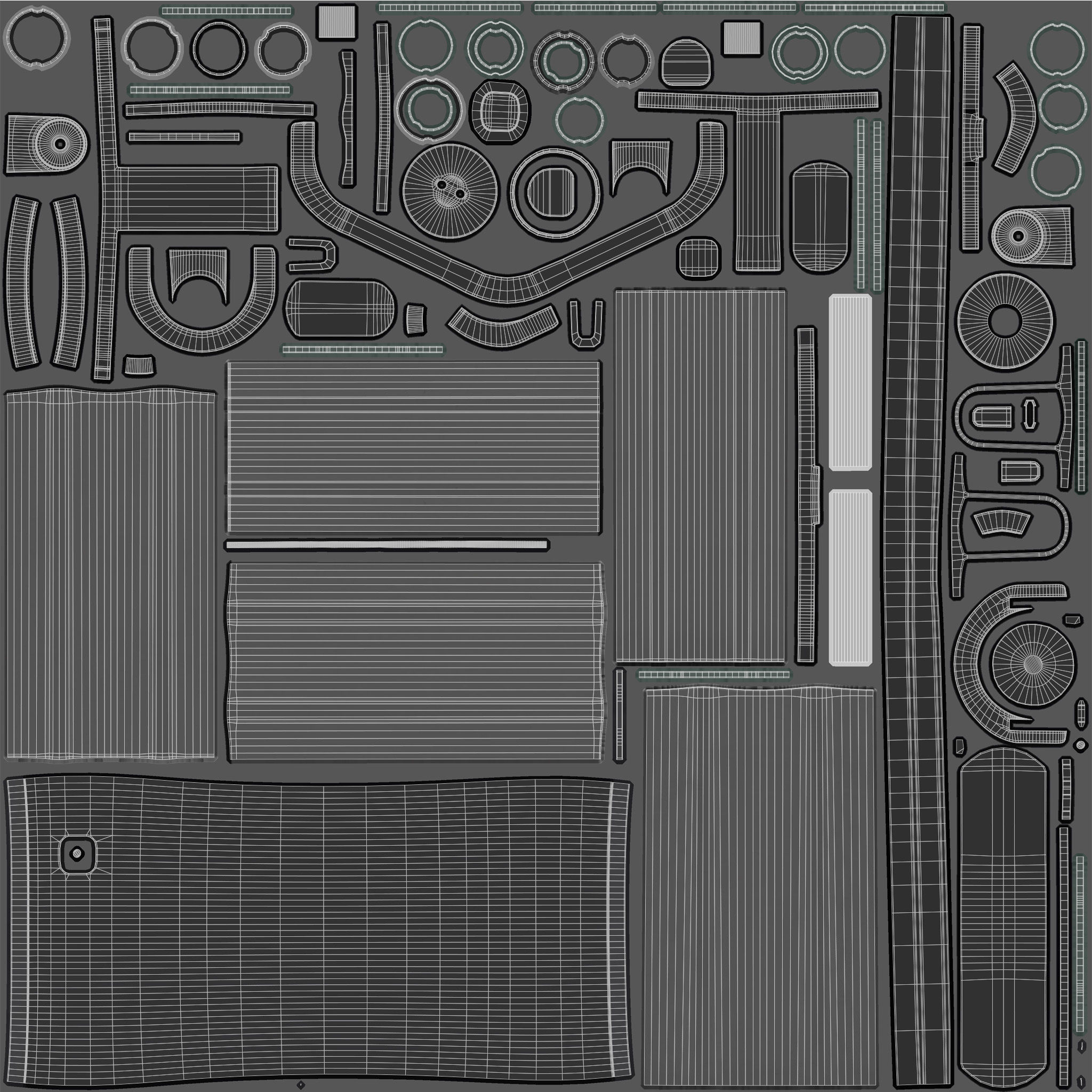 Selfie Stick 3D model_16