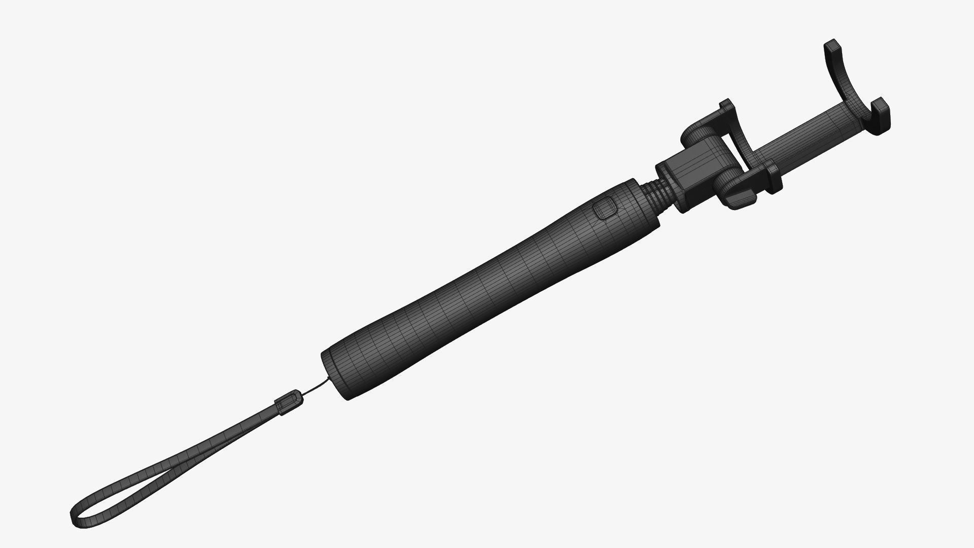 Selfie Stick 3D model_10