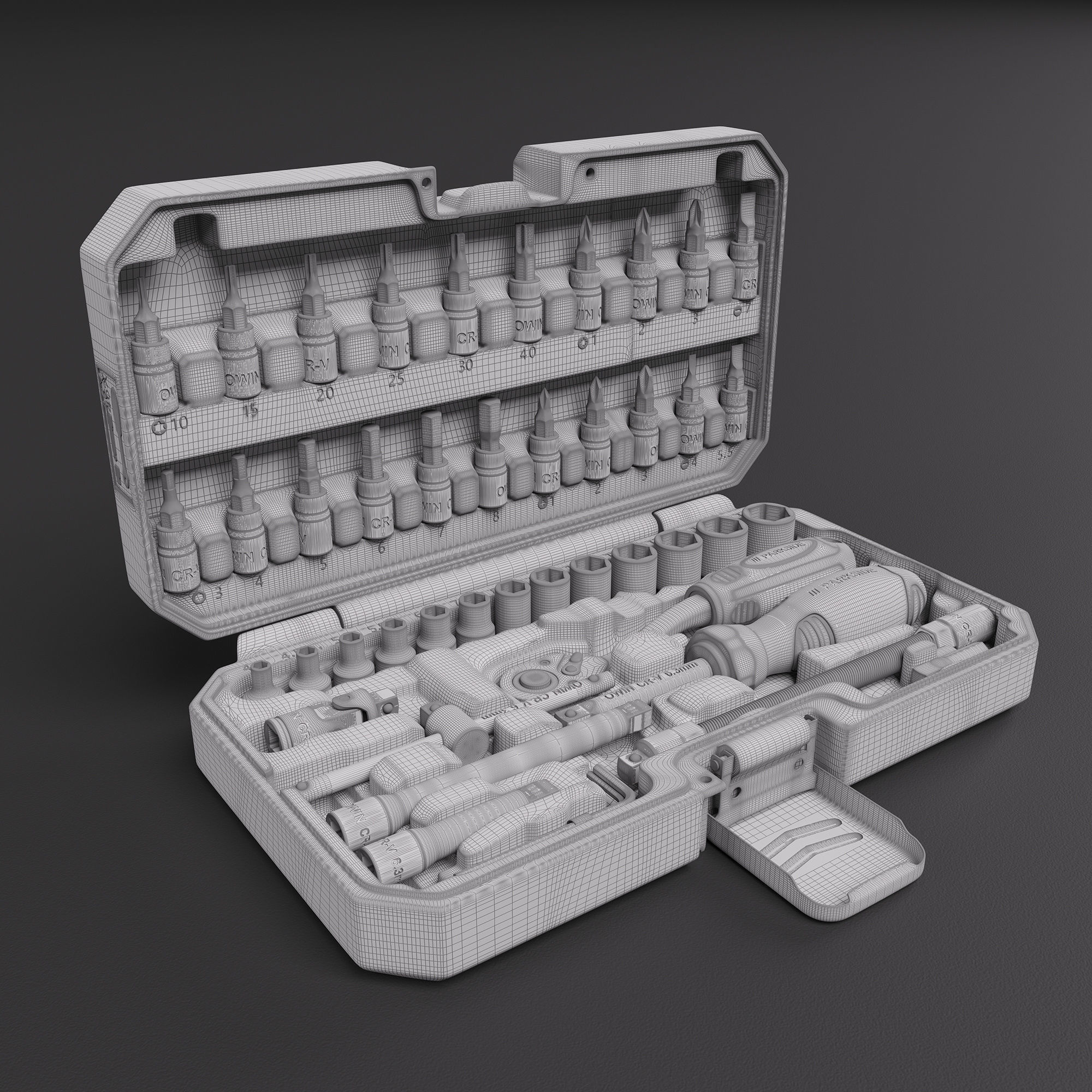 Toolbox tools 3D model_2