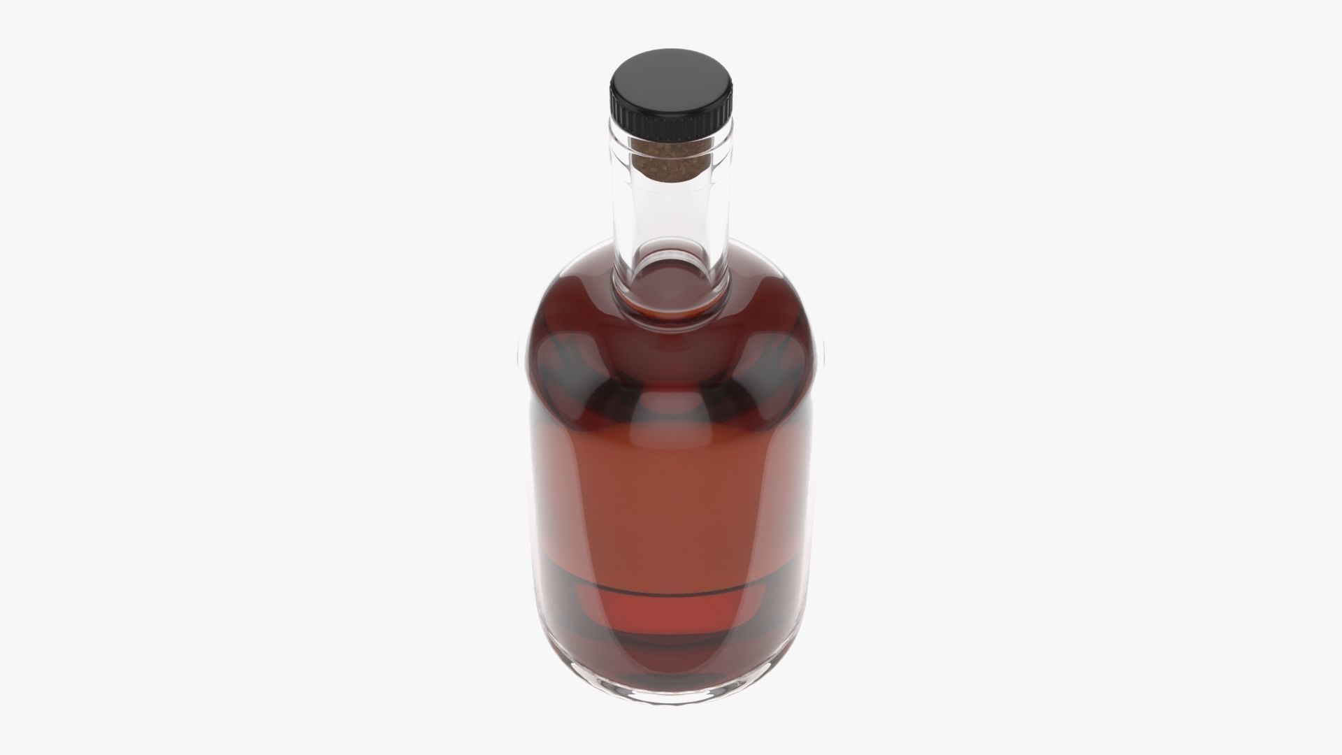 Bottle whiskey 01 3D model_1