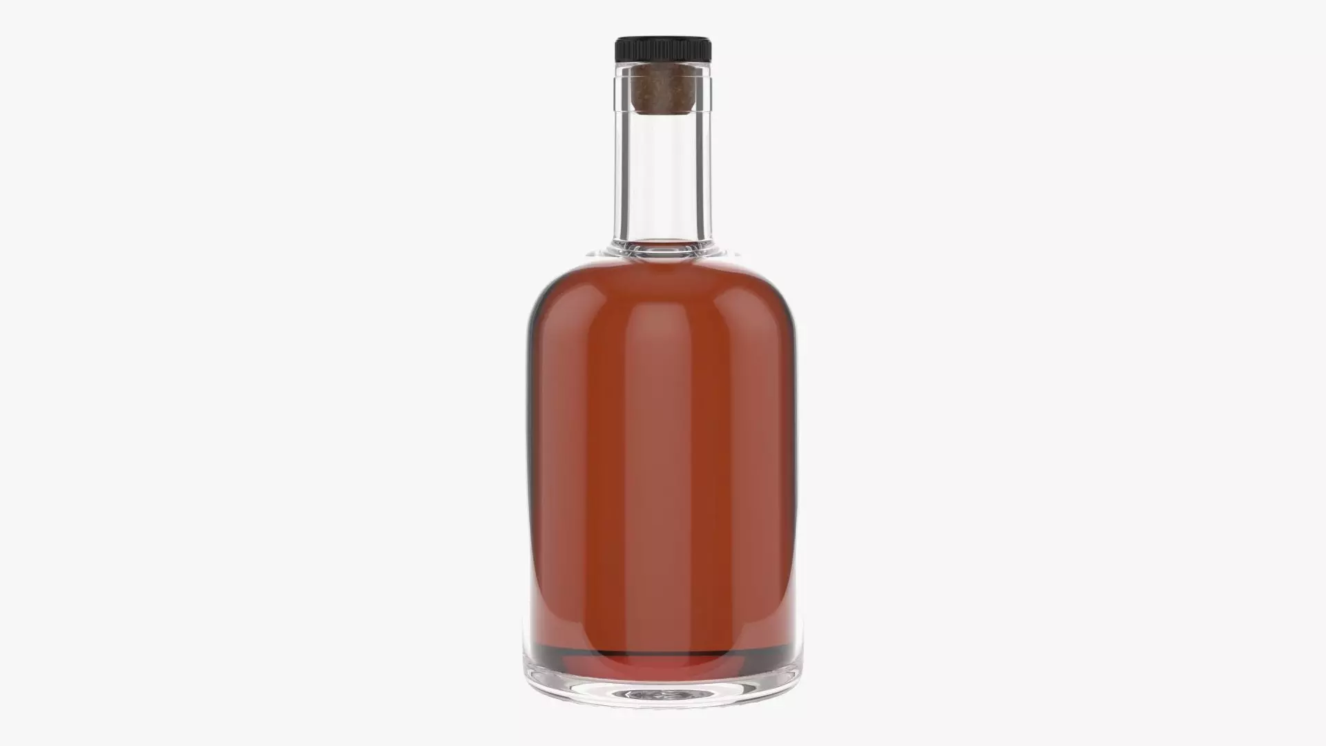 Bottle whiskey 01 3D model_0