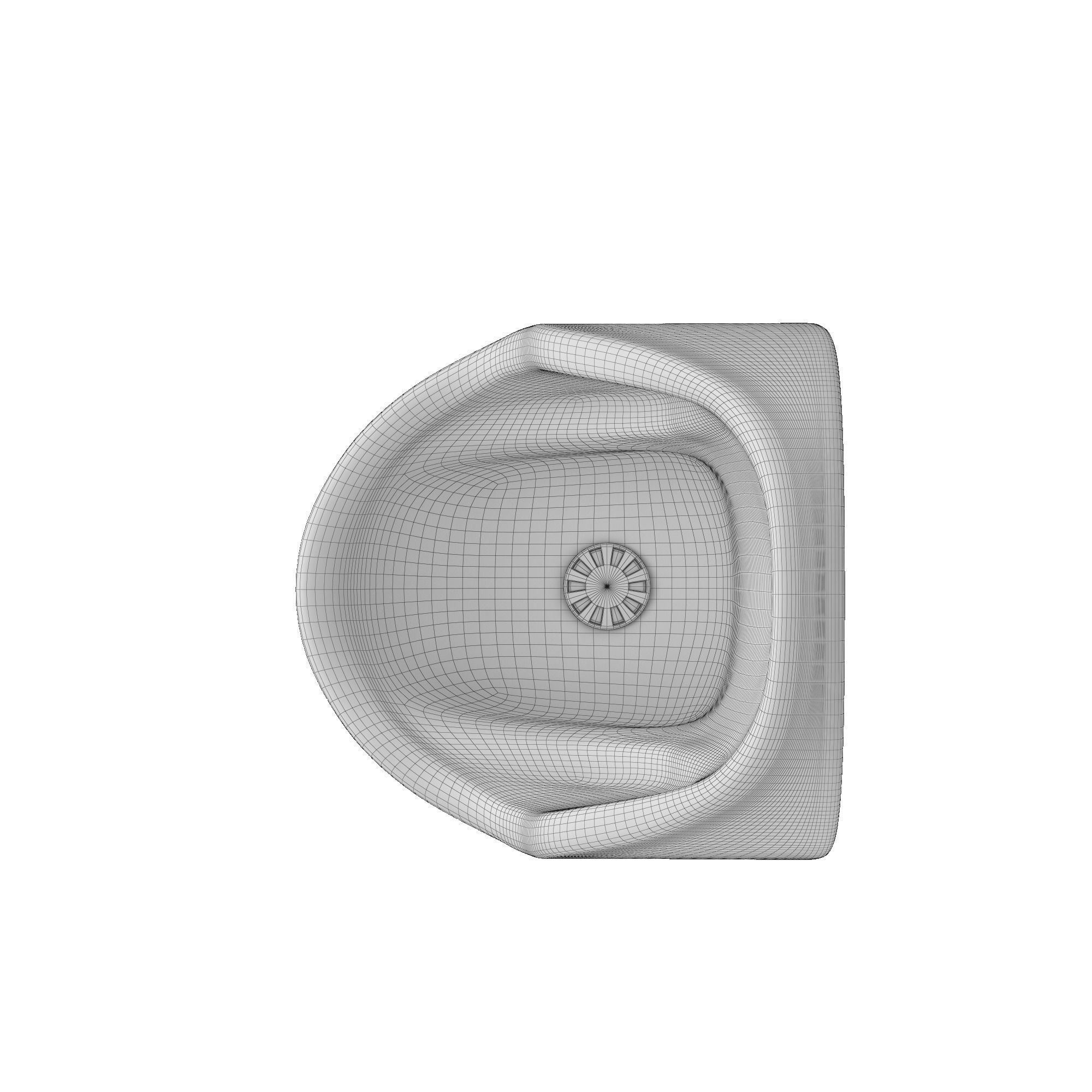 Urinal 3D model Modeled in 3ds max 3D model_6