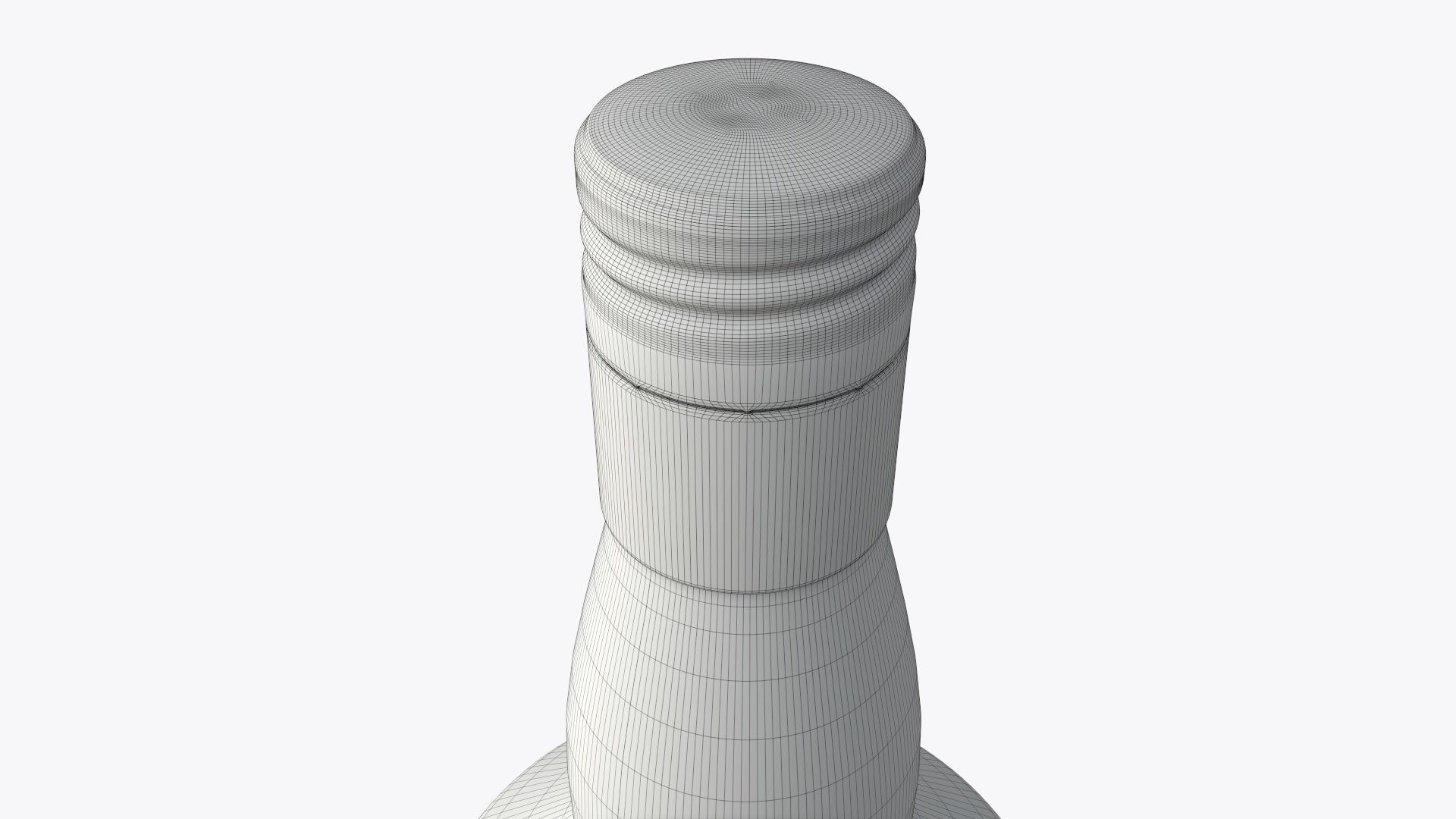 Bottle whiskey 02 3D model_5