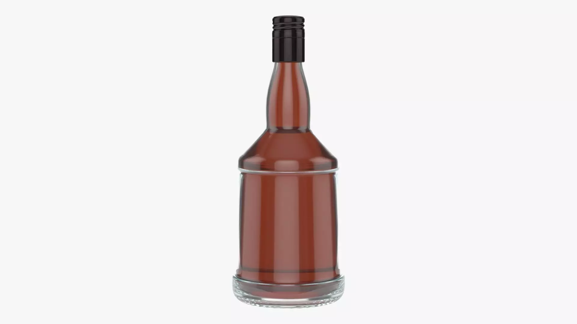 Bottle whiskey 02 3D model_0