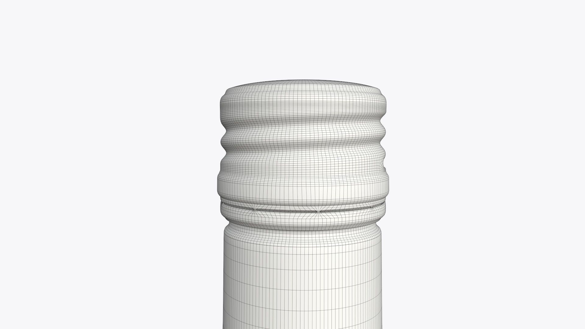 Bottle whiskey 03 3D model_5