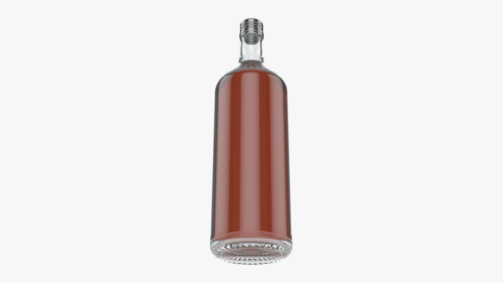 Bottle whiskey 03 3D model_2