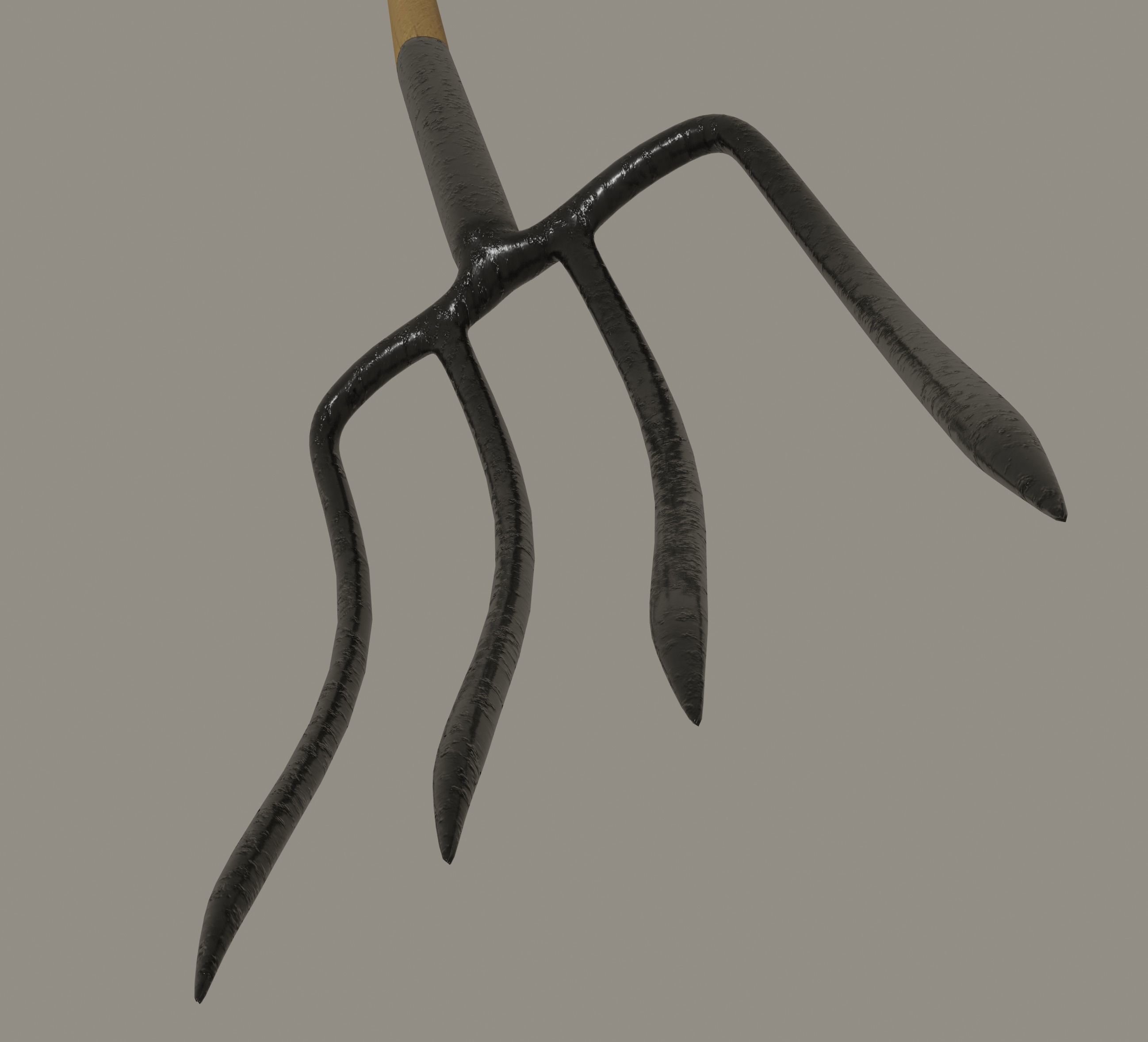 Pitchfork 3D model_9