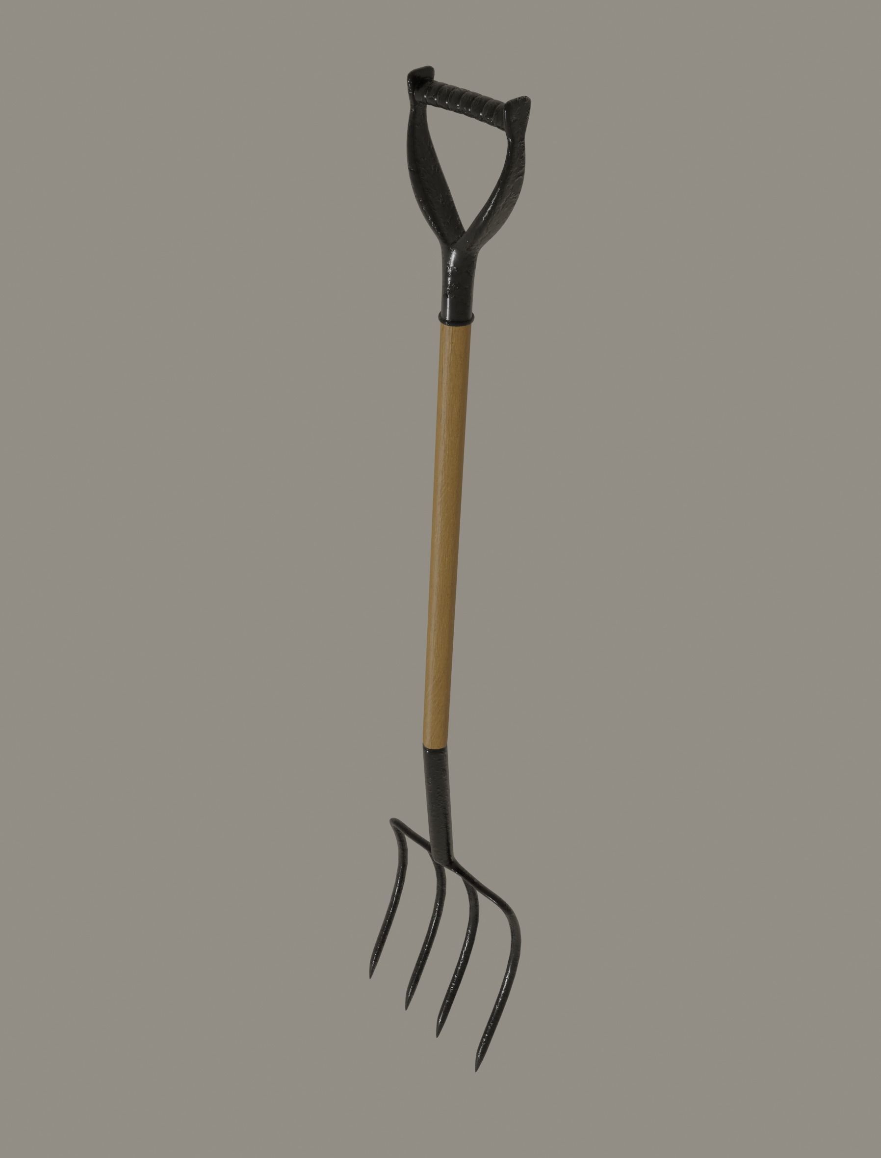 Pitchfork 3D model_2