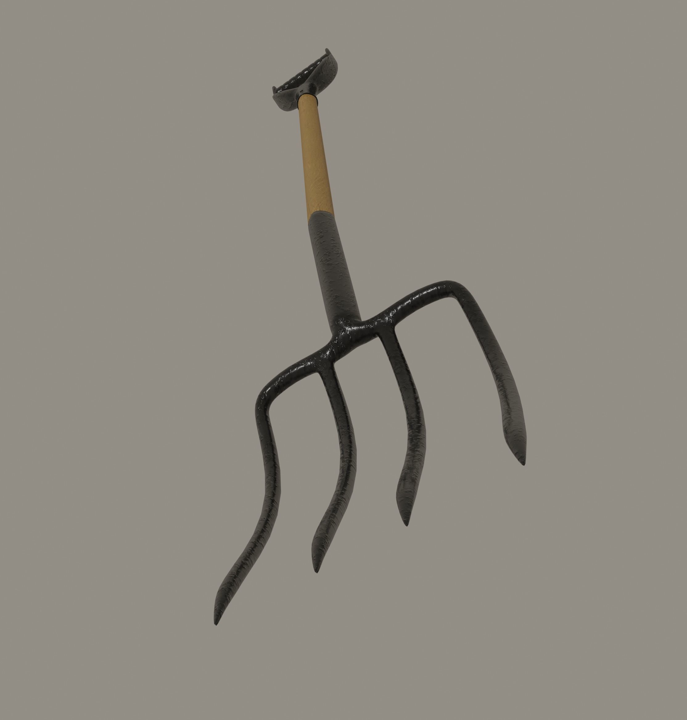 Pitchfork 3D model_3
