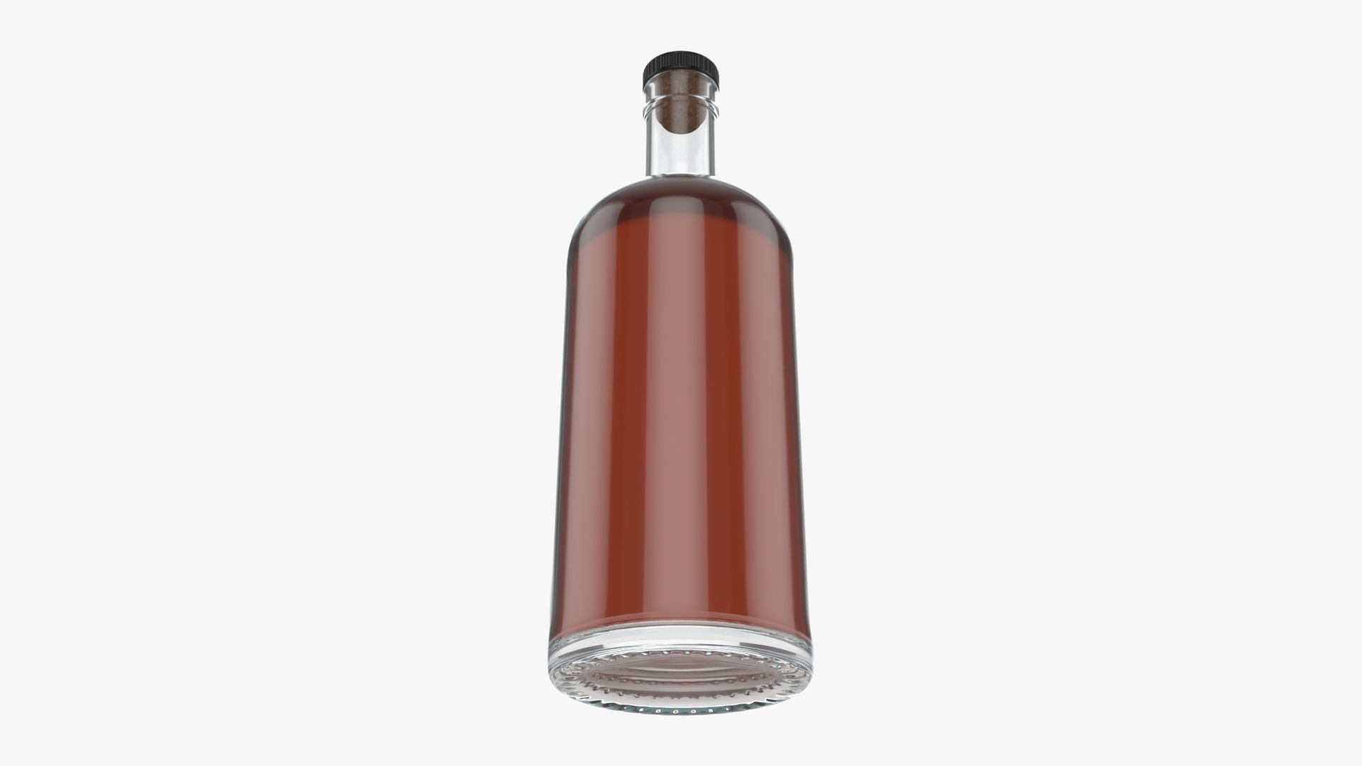 Bottle whiskey 04 3D model_2