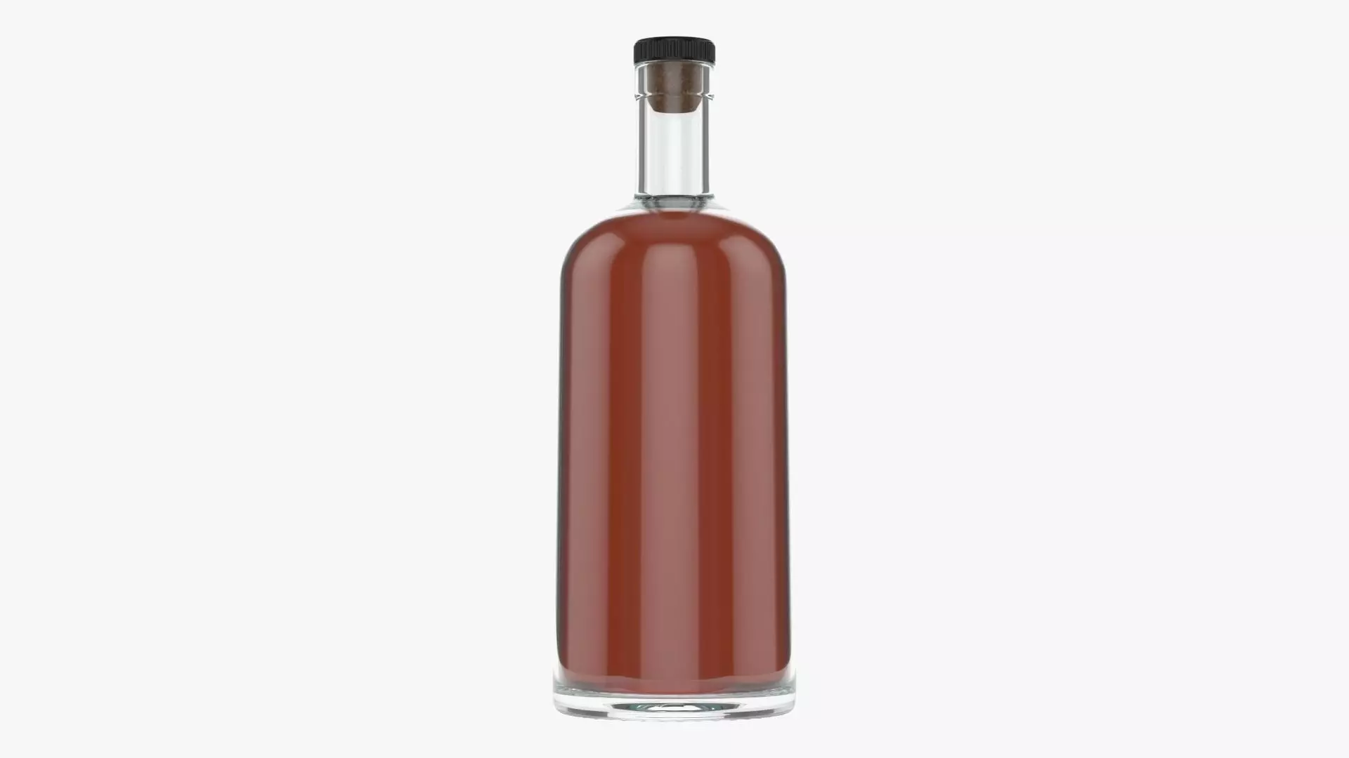 Bottle whiskey 04 3D model_0