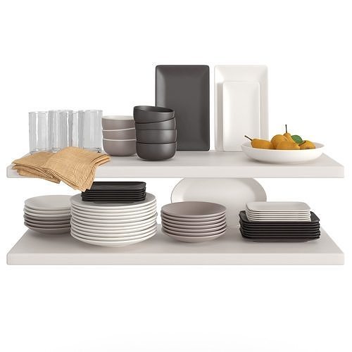 Kitchenware and Tableware 12 3D model