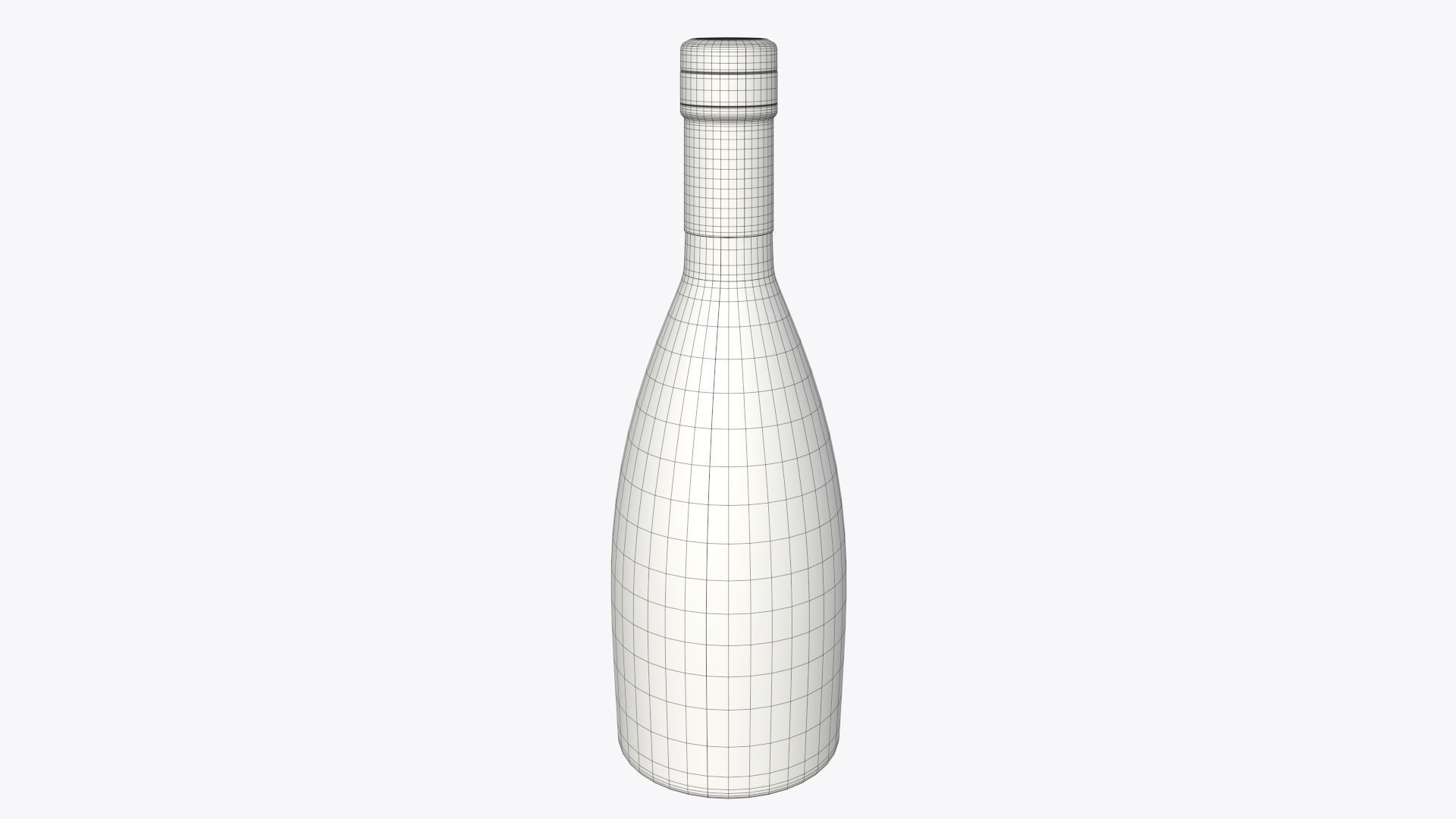Bottle whiskey 05 3D model_4