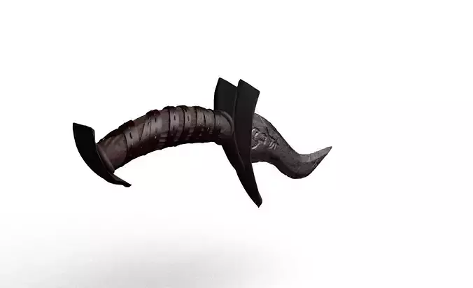 High poly devil dagger 3D model