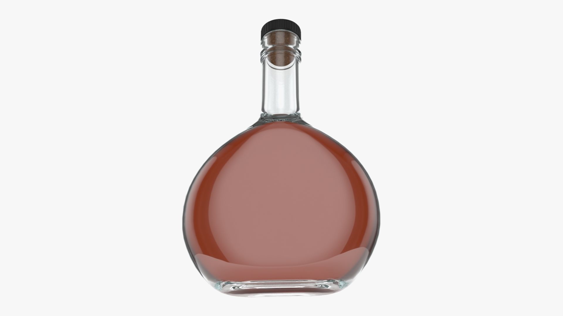 Bottle whiskey 06 3D model_2