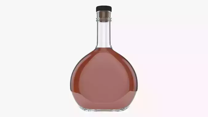 Bottle whiskey 06 3D model