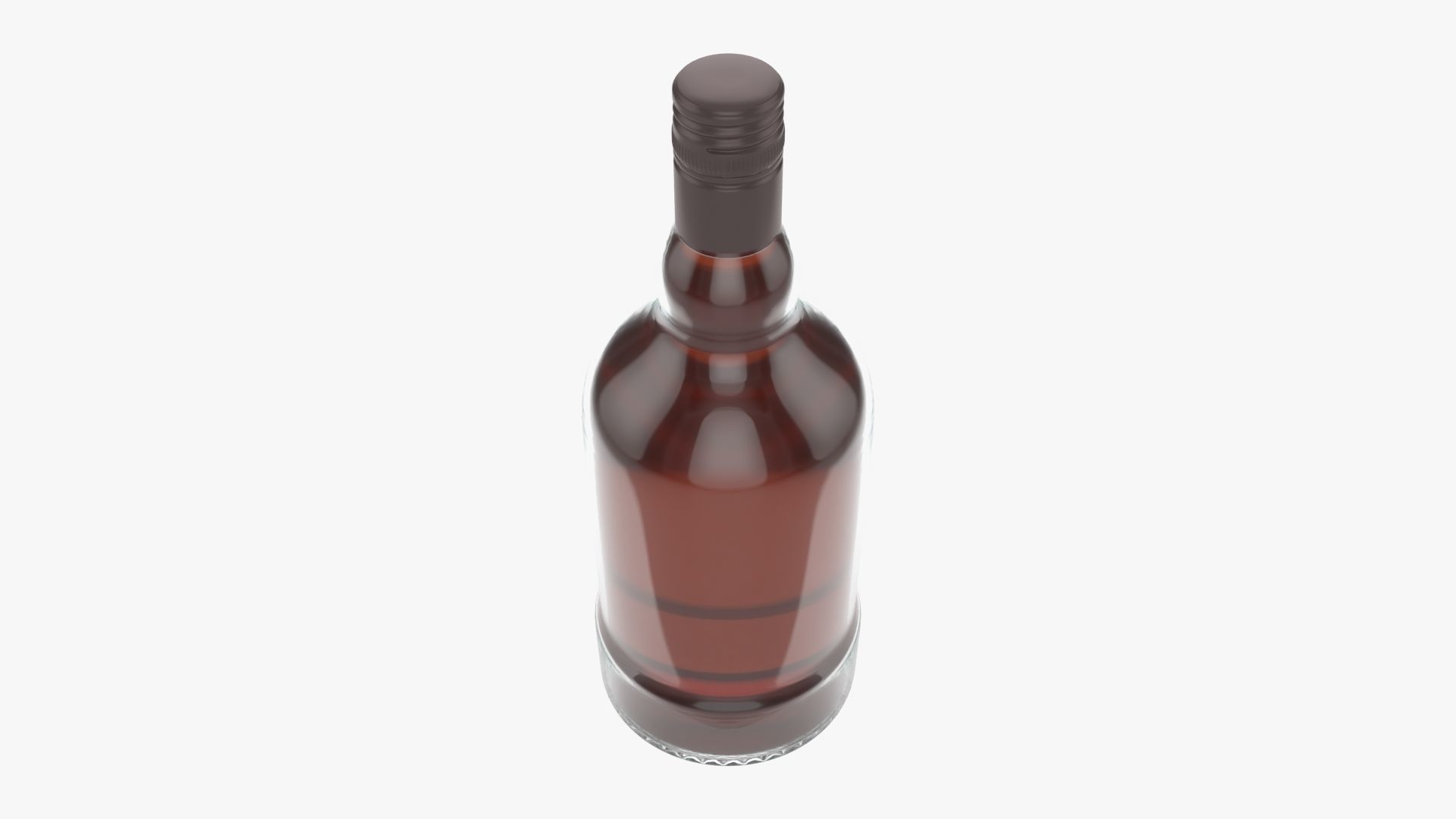 Bottle whiskey 07 3D model_1