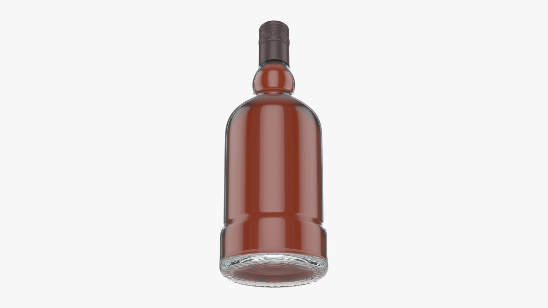 Bottle whiskey 07 3D model_2