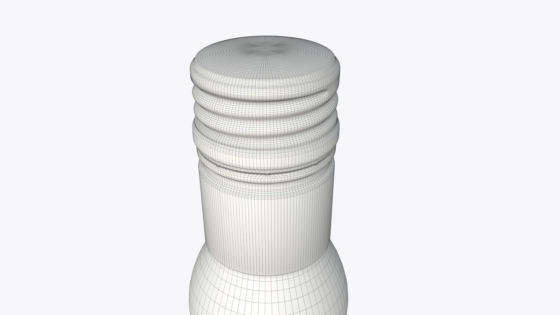 Bottle whiskey 08 3D model_7