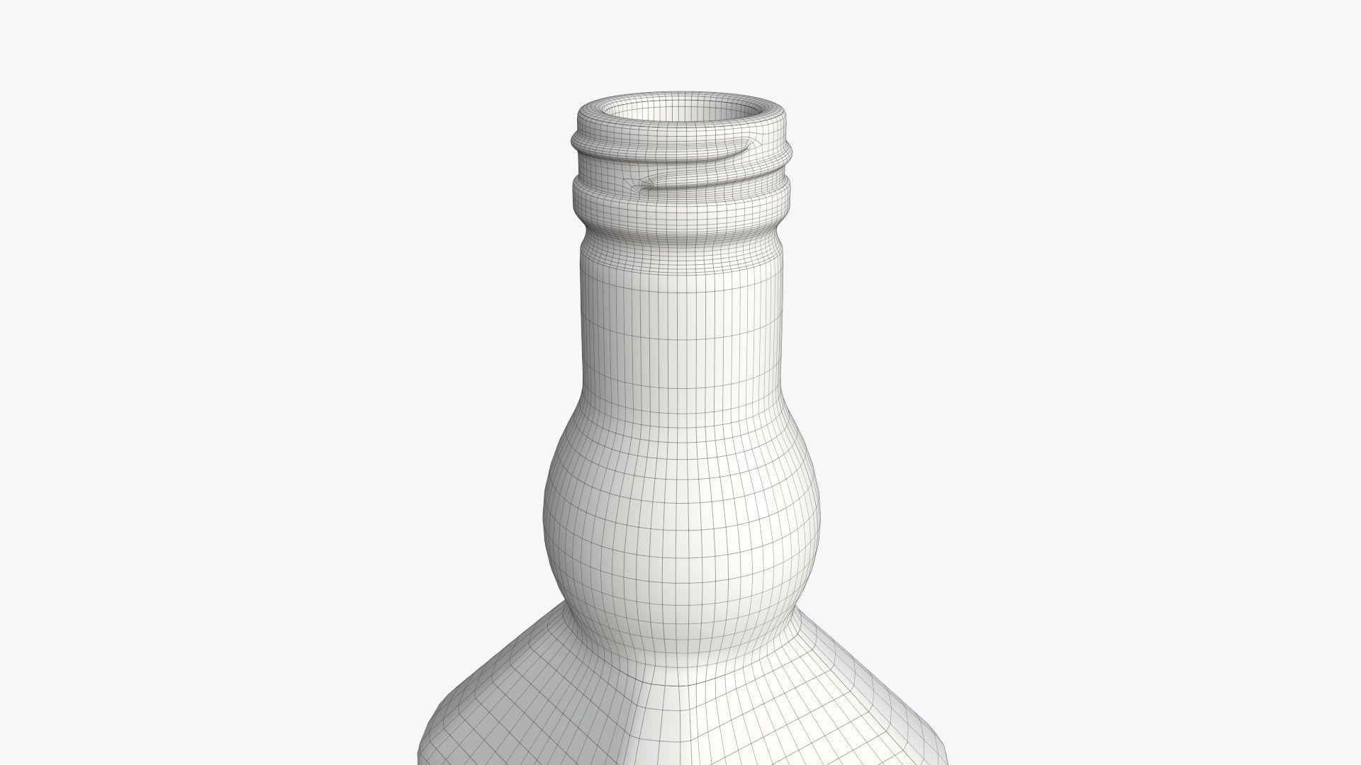 Bottle whiskey 08 3D model_9