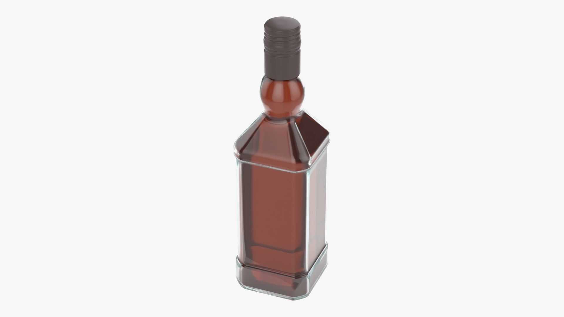 Bottle whiskey 08 3D model_2
