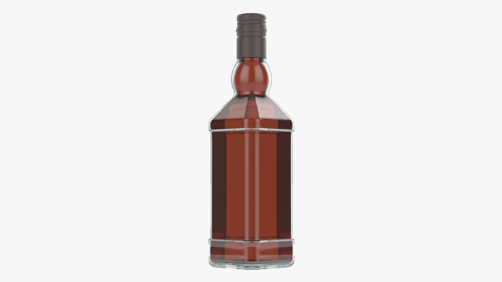 Bottle whiskey 08 3D model_1