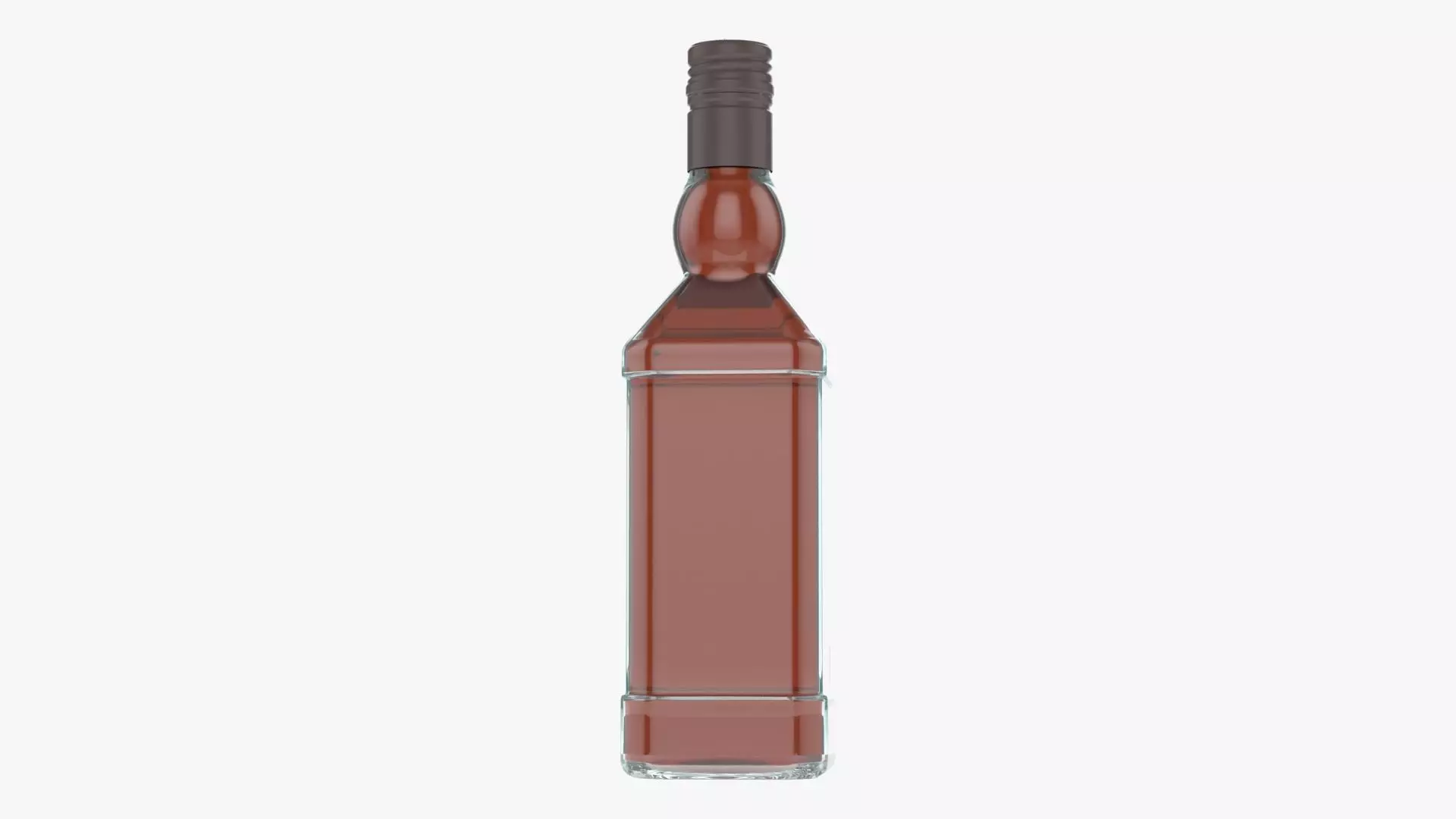 Bottle whiskey 08 3D model_0