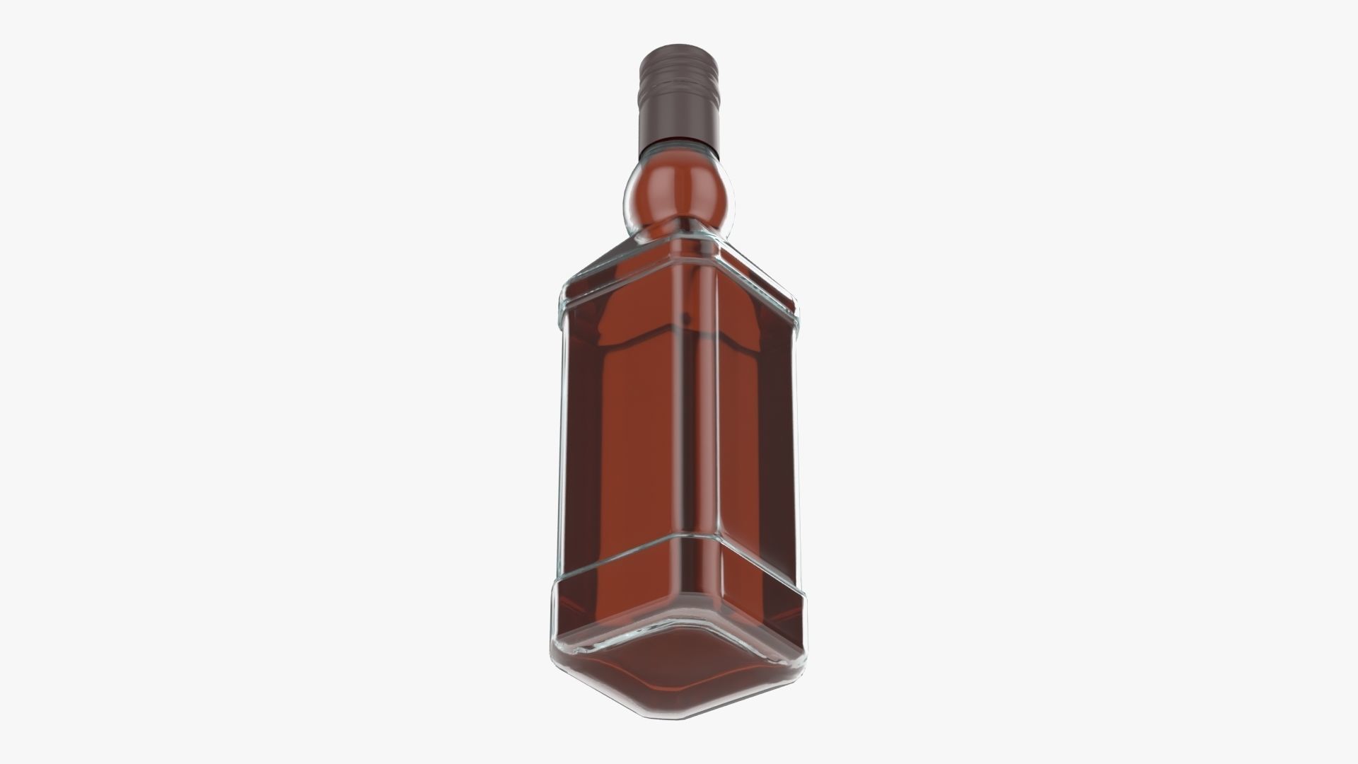 Bottle whiskey 08 3D model_3