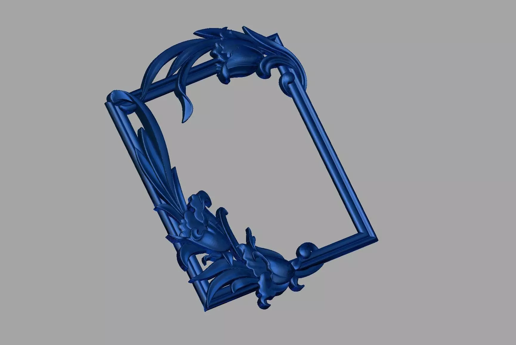 Flower Frame 3D print model_0
