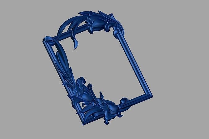 Flower Frame 3D print model