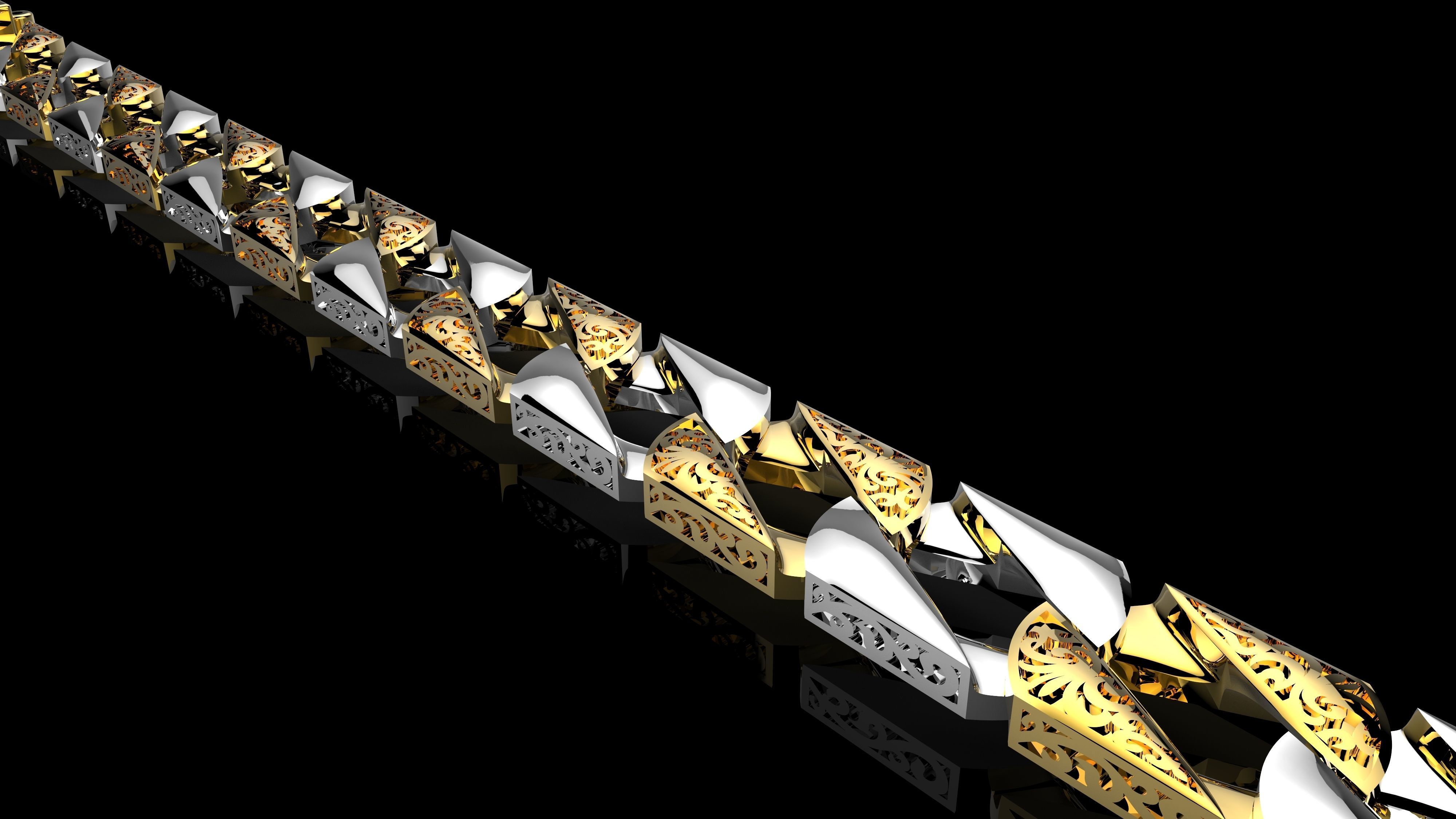 MH BRACELETS N32 3D print model_1