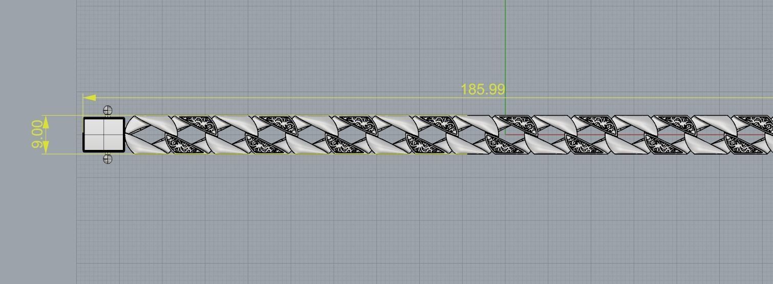 MH BRACELETS N32 3D print model_3