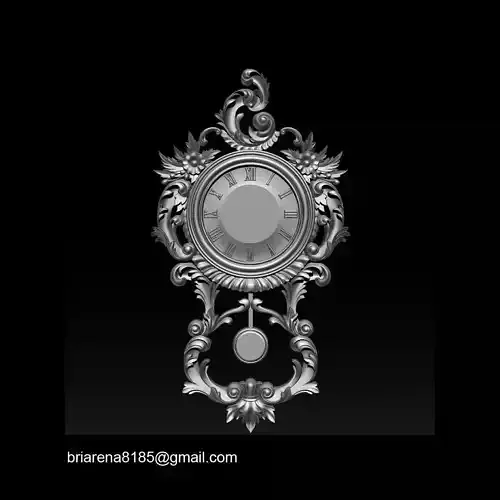 Pendule Rocaille 3D print model