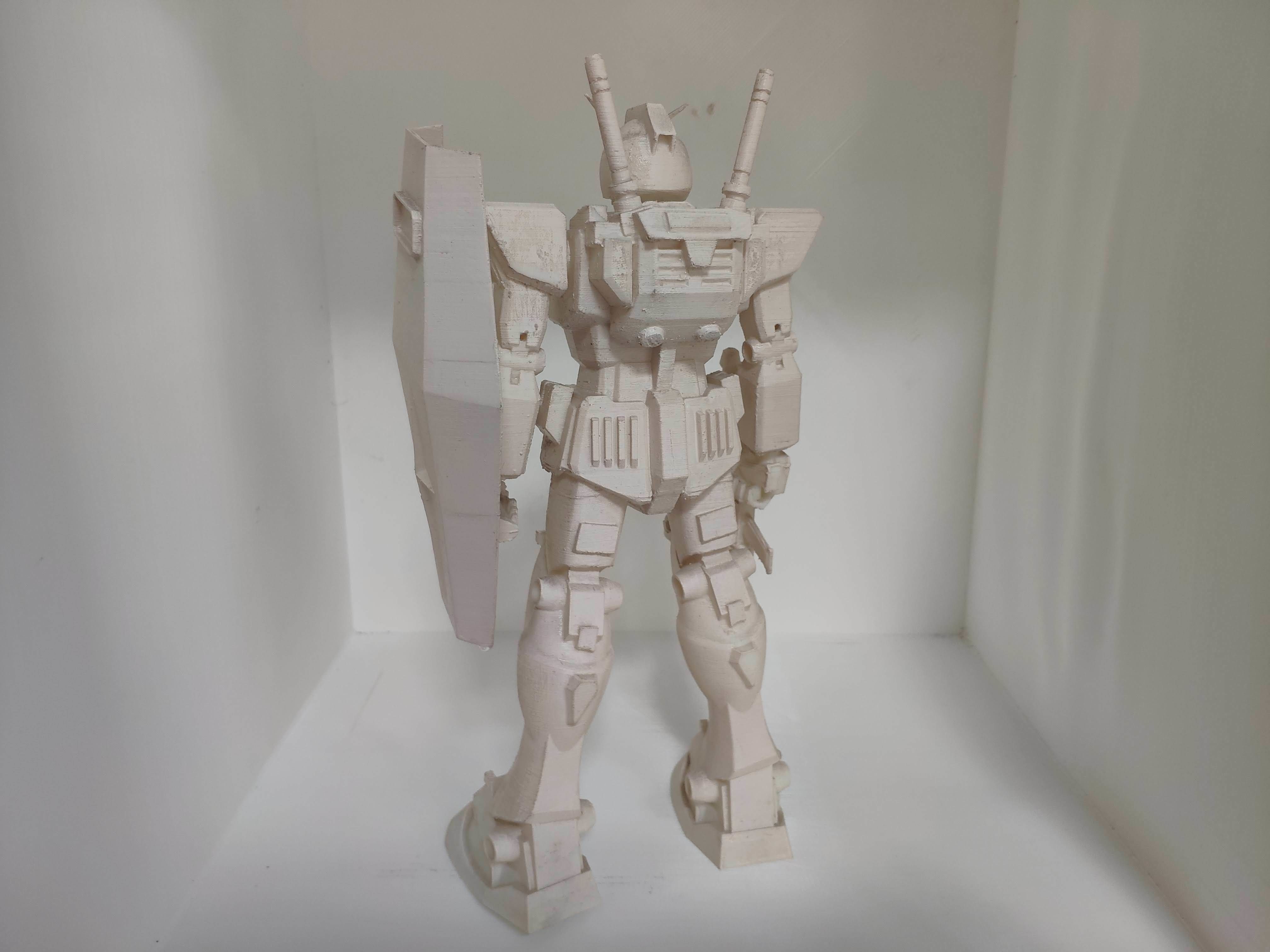 GUNDAM mobile suite robot - with multiple files mesh and vector 3D print model_5