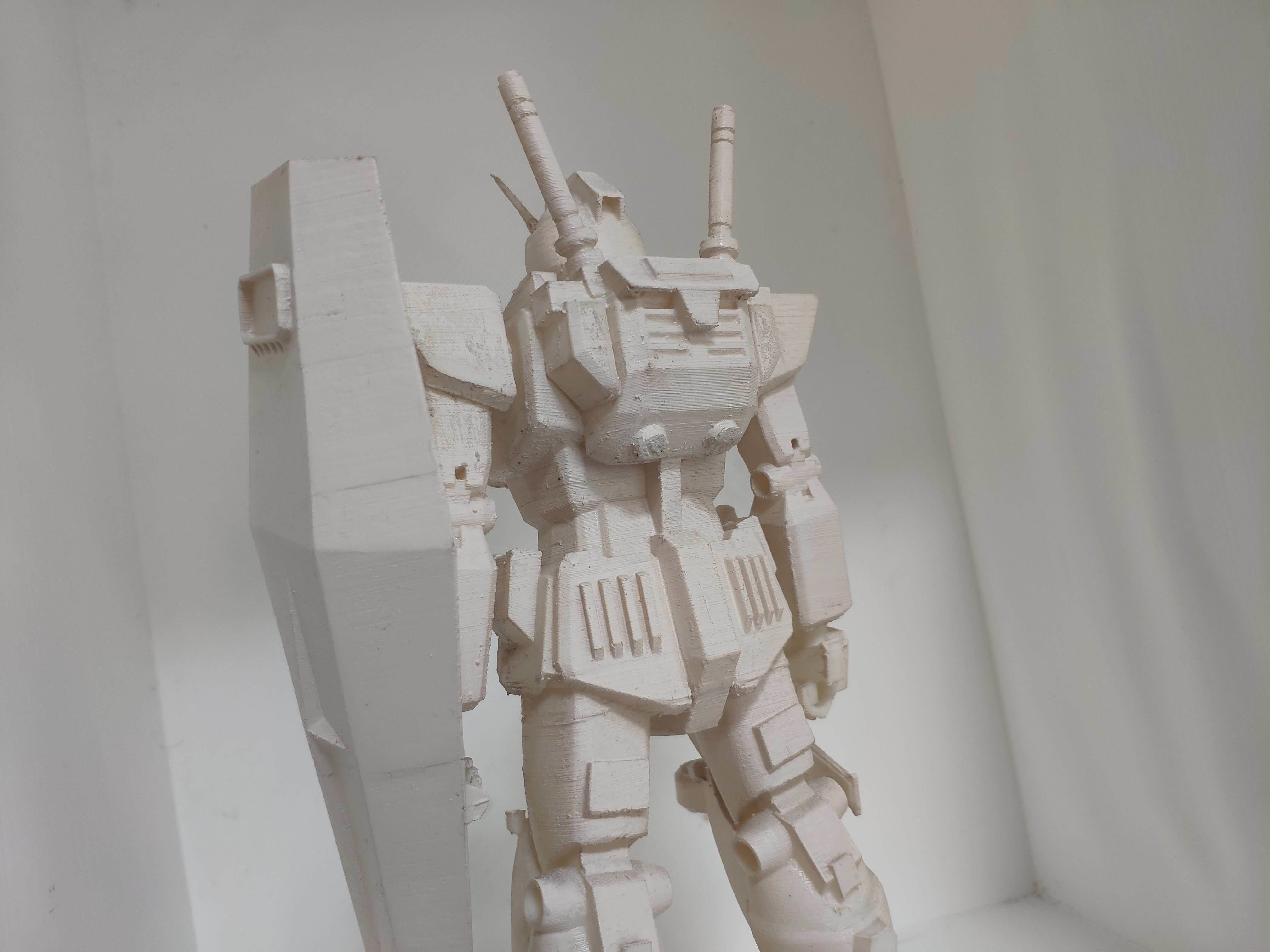 GUNDAM mobile suite robot - with multiple files mesh and vector 3D print model_6