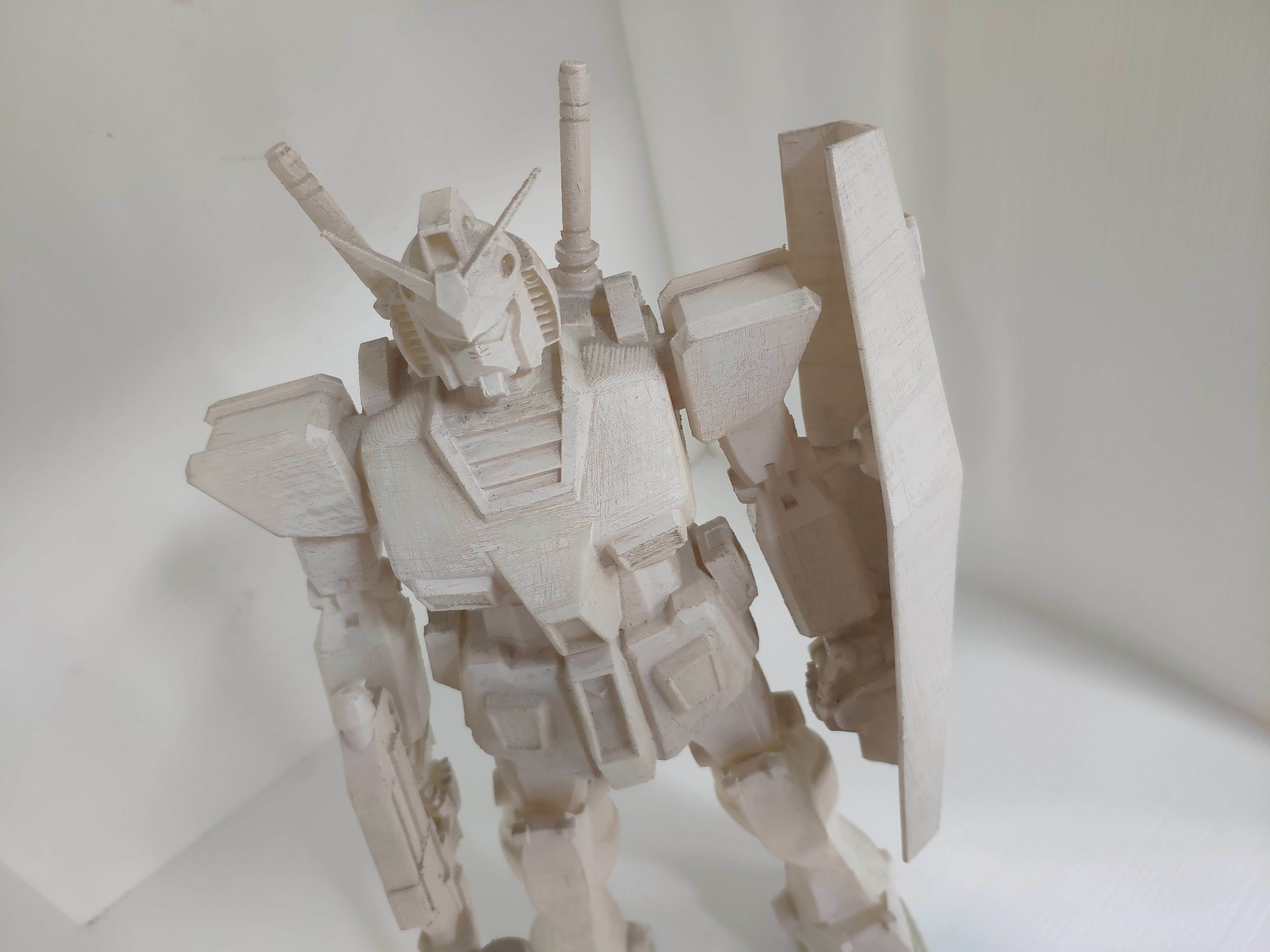 GUNDAM mobile suite robot - with multiple files mesh and vector 3D print model_4